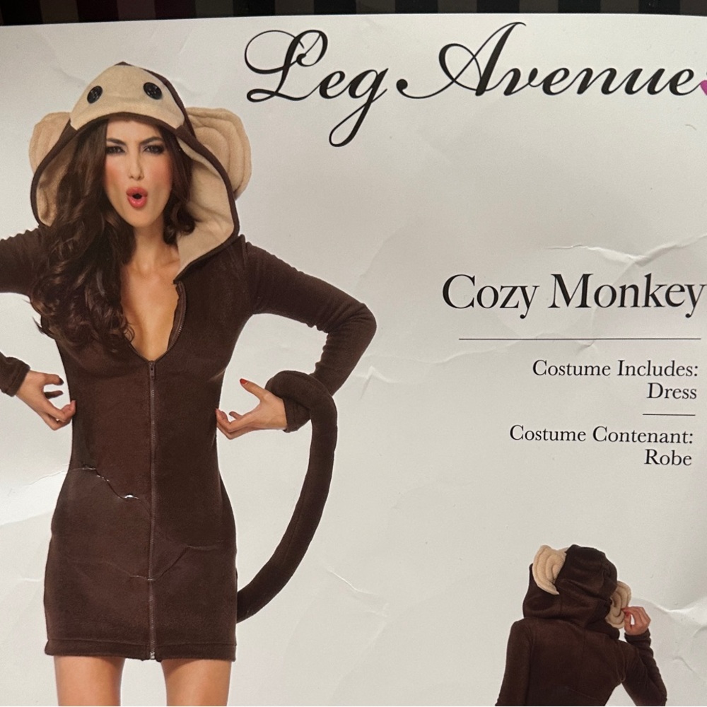 Leg Avenue Brown Cozy Monkey Costume